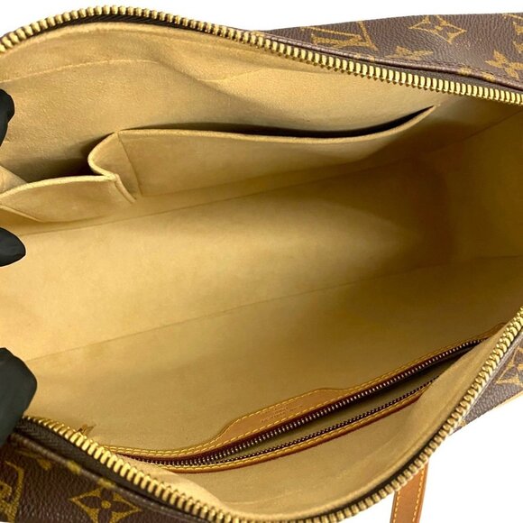 LOUIS VUITTON Vintage Brown Monogram Leather Shoulder Bag - Picture 9 of 9